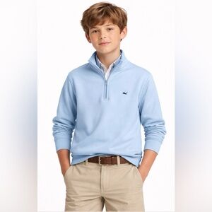 Vineyard Vines Boys Cotton Quarter Zip